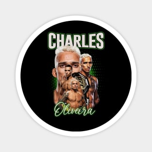 charles oliveira bjj vintage style Magnet